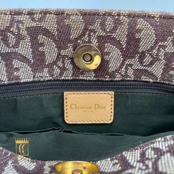 CHRISTIAN DIOR VINTAGE MONOGRAM TOTE BAG - Picture 9 of 16